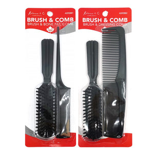 KIM & C Brush & Comb Combo