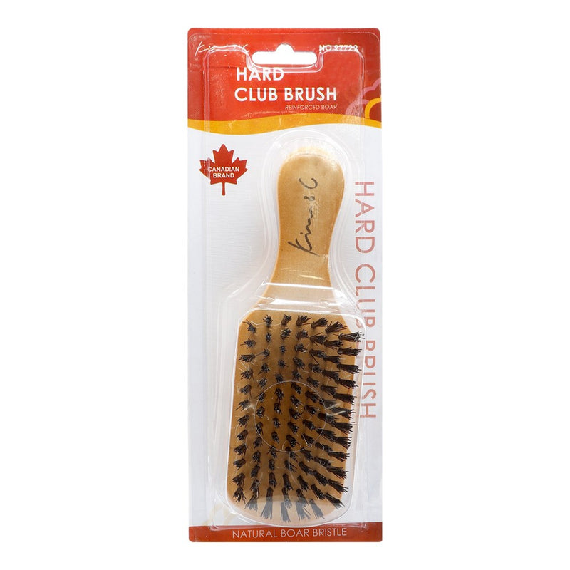 KIM & C Natural Boar Bristle Wooden Brush