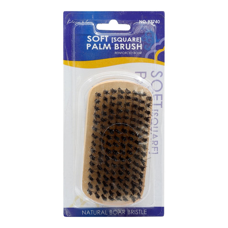 KIM & C Natural Boar Bristle Wooden Brush