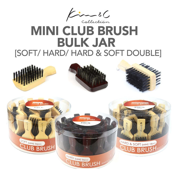 KIM & C Mini Club Brush Bulk Jar