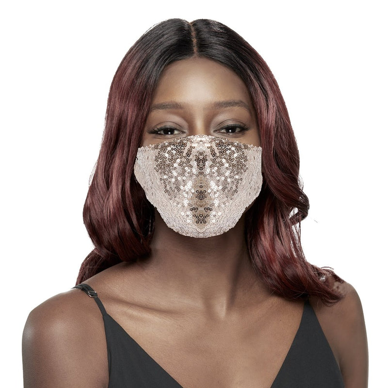 KIM & C Sequin Earloop Mask