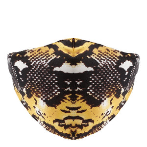 KIM & C Cotton Earloop Mask #Snake pattern