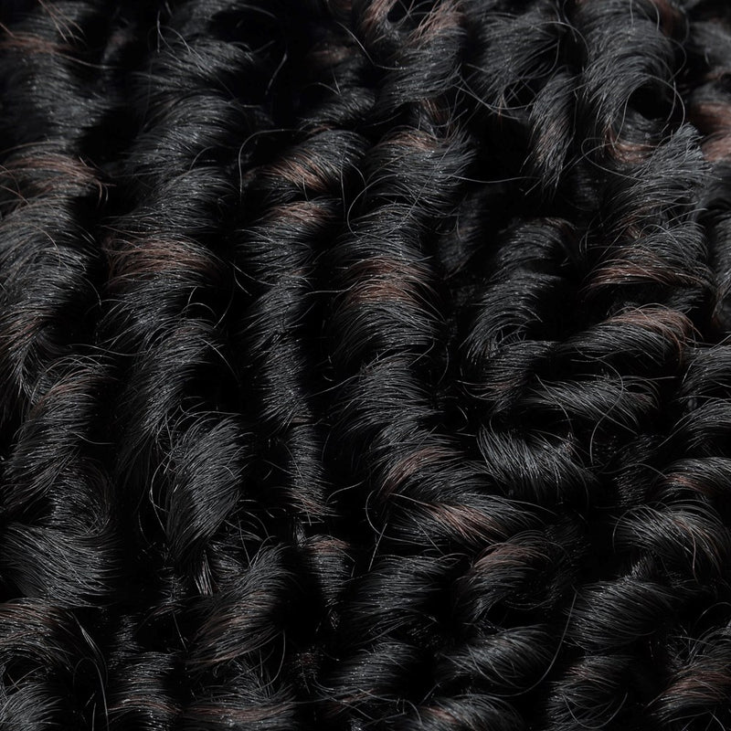 CLIMAX PRE-LOOPED CROCHET BRAID-Double Twist Curl 14"