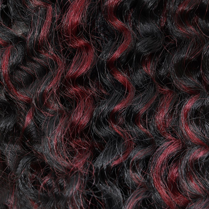 CLIMAX PRE-LOOPED CROCHET BRAID-Double Twist Curl 14"