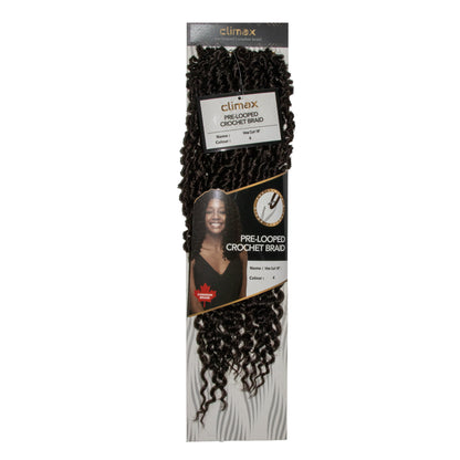 CLIMAX PRE-LOOPED CROCHET BRAID-Vine Curl 18 Inch