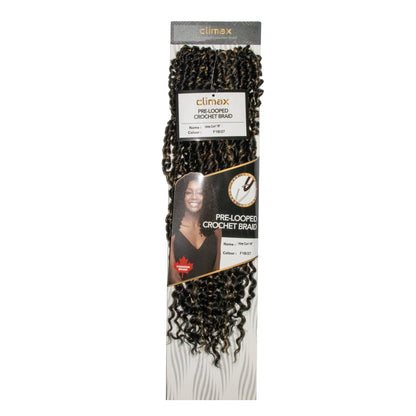 CLIMAX PRE-LOOPED CROCHET BRAID-Vine Curl 18 Inch