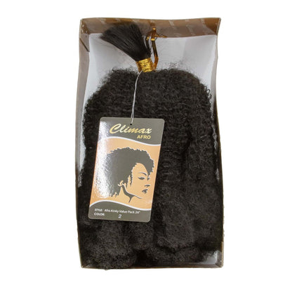CLIMAX Afro Kinky Bulk Braid Value Pack (24inch)
