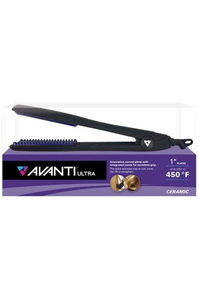 AVANTI 1 inch Ceramic with Integrated Comb #AV2IN1C