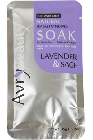 AVRY BEAUTY Hand & Foot Sea Salt Soak [Lavender & Sage]