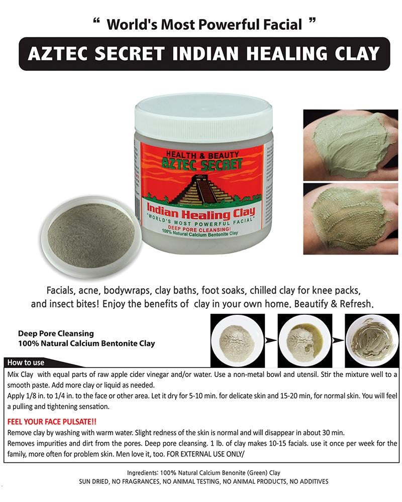 AZTEC SECRET Indian Healing Clay (1 lb)