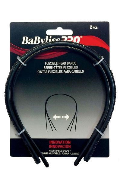 BABYLISS PRO 2pcs Flexible Head Bands Brown