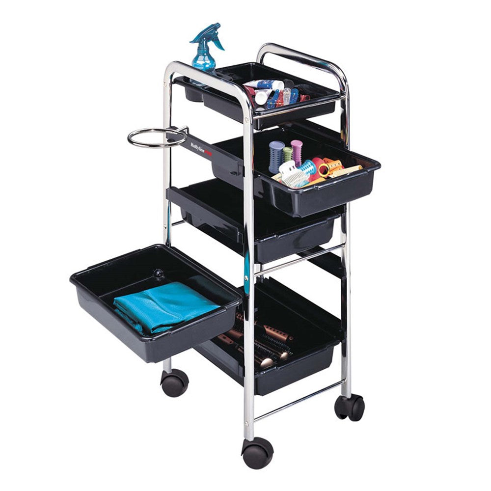 BABYLISS PRO Chrome Frame Trolley