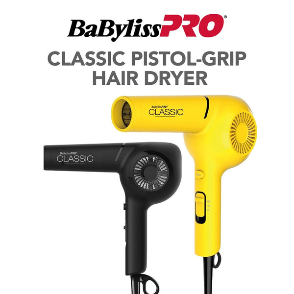 BABYLISS PRO Classic Pistol-Grip Hair Dryer 1875W