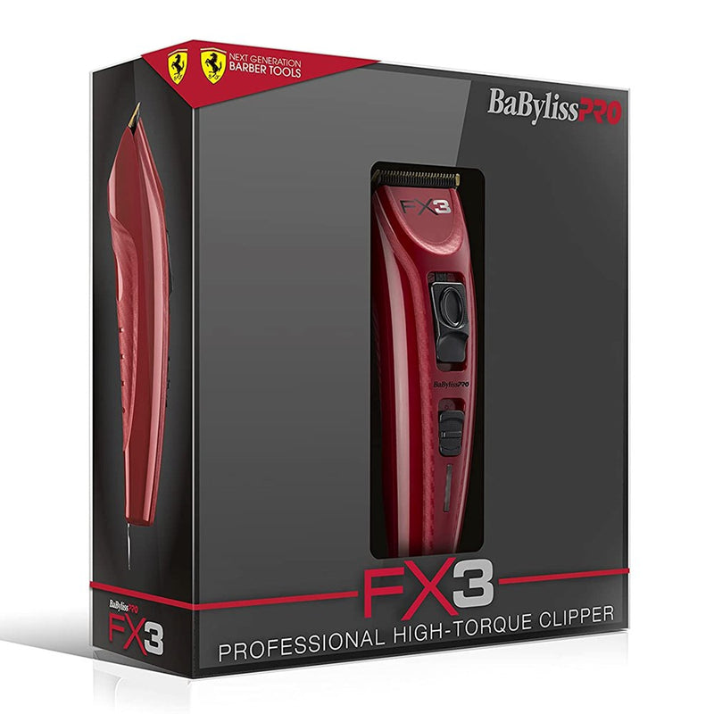 BABYLISS PRO FX3 Professional High Torque Clipper [Ferrari Powered]