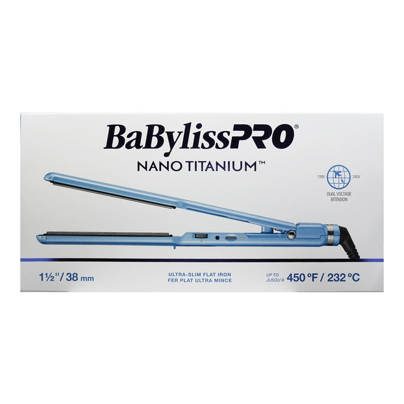 BABYLISS PRO Nano-Titanium & Ceramic Flat Iron