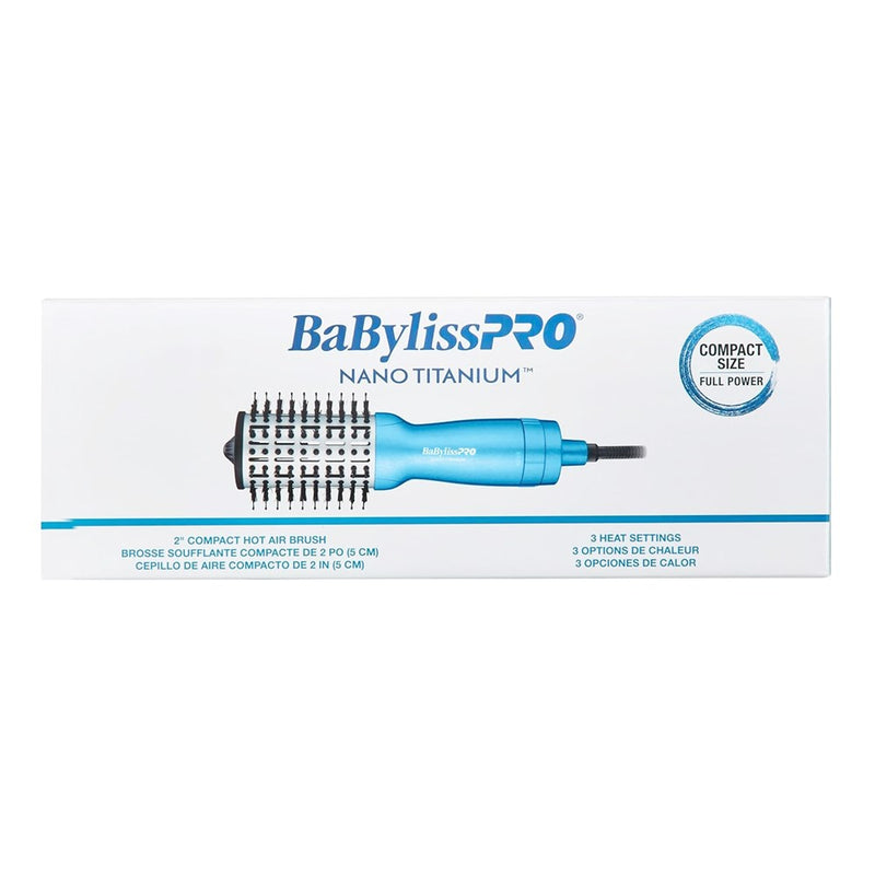 BABYLISS Nano-Titanium Compact Oval Hot Air Brush 2"