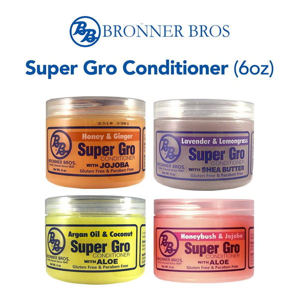 BRONNER BROTHERS Argan Oil and Coconut Super Gro Conditioner (6oz)