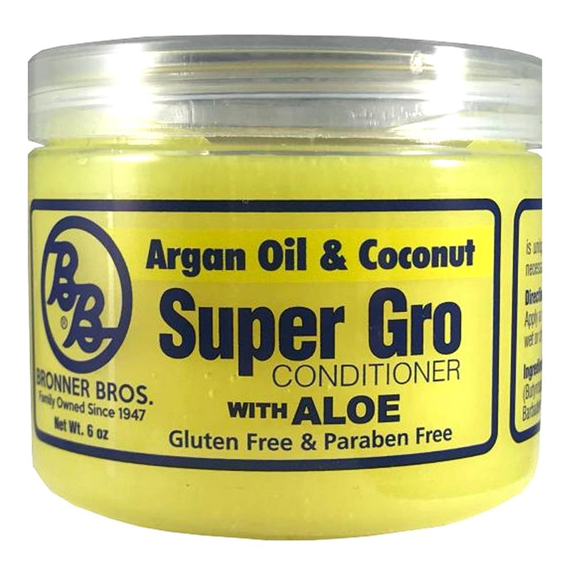 BRONNER BROTHERS Argan Oil and Coconut Super Gro Conditioner (6oz)