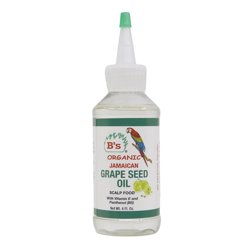 B'S ORGANIC Jamaican Grape Seed Oil (4oz)