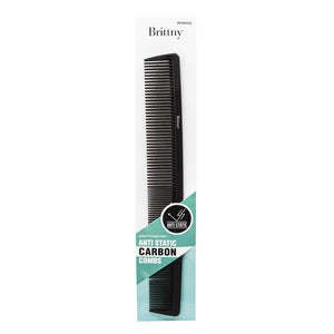 BRITTNY Anti Static Carbon Bone Cutting Comb