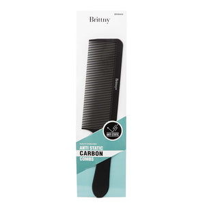 BRITTNY Anti Static Carbon Handle Comb