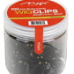MAGIC COLLECTION 100pcs Wig Clips [Small] #Black [Jar]