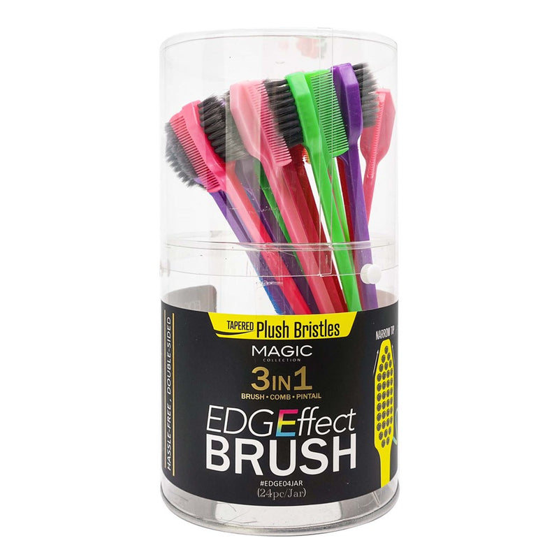 MAGIC COLLECTION 3 In 1 Edge Effect Brush [24pc/Jar]