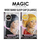 MAGIC COLLECTION Wide Band Sleep Cap [X-Large]