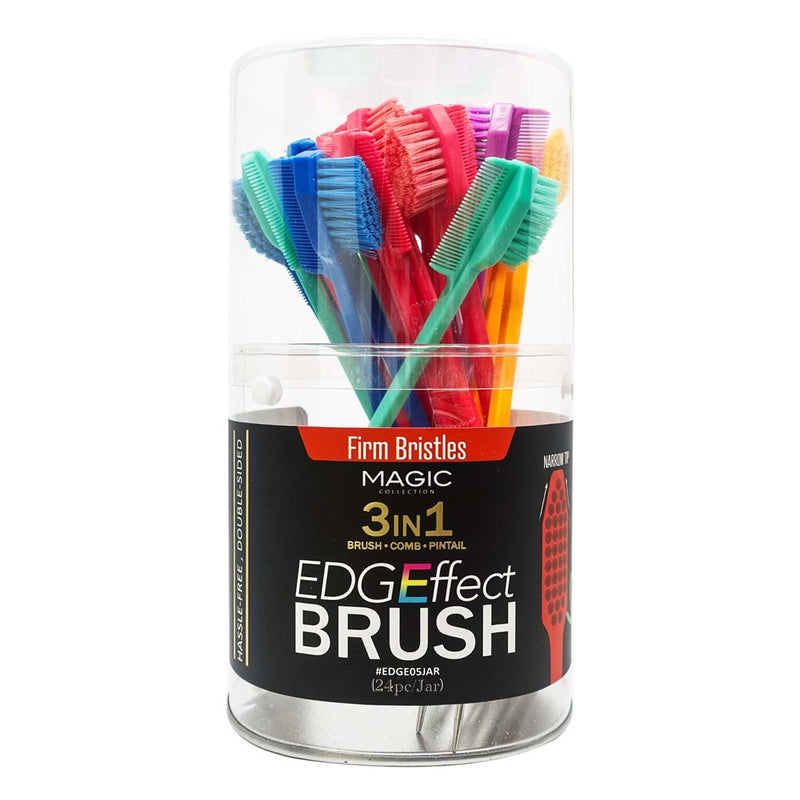 MAGIC COLLECTION 3 In 1 Edge Effect Brush [24pc/Jar]