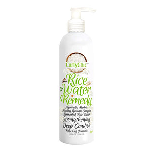 CURLY CHIC Rice Water Remedy Strengthening Conditioner (8oz)