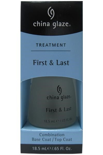 CHINA GLAZE First & Last Combo Base/Top Coat (0.5oz)