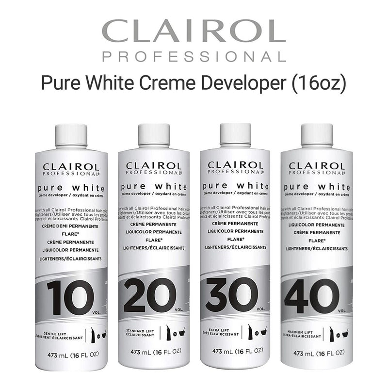 CLAIROL Pure White Creme Developer (16oz)