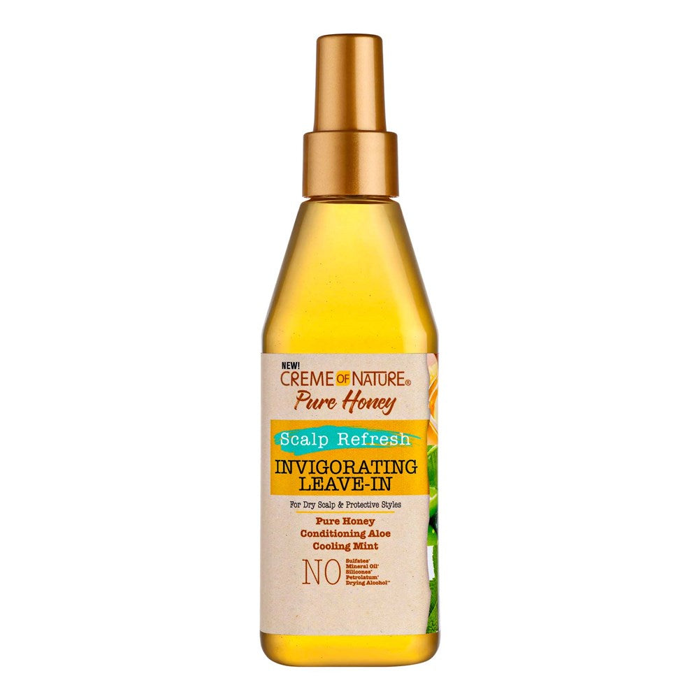 CREME OF NATURE Pure Honey Scalp Refresh Invigorating Leave In (8oz)