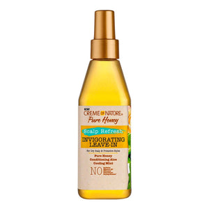 CREME OF NATURE Pure Honey Scalp Refresh Invigorating Leave In (8oz)