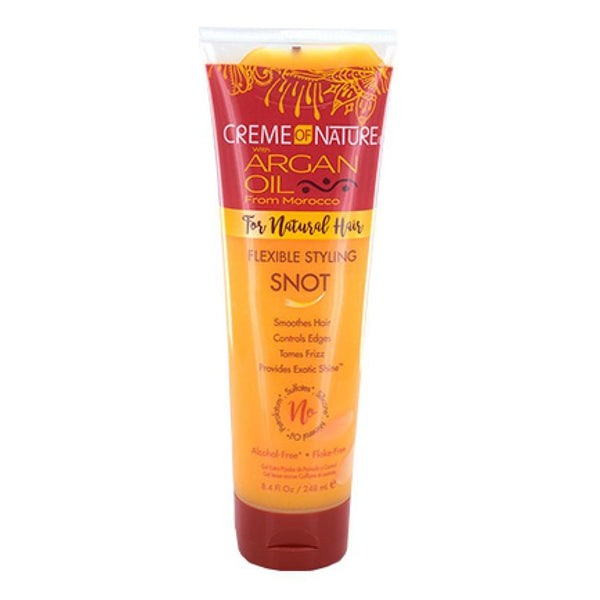 CREME OF NATURE Argan Oil Flexible Styling Snot Gel [X-Hold] (8.4oz)