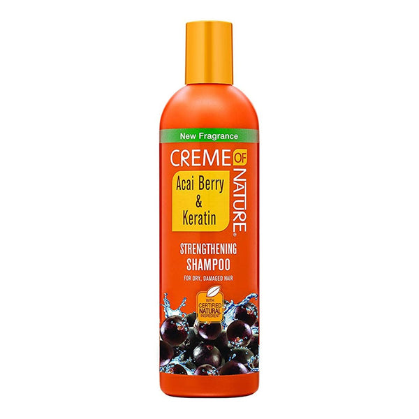 CREME OF NATURE Acai Berry & Keratin Shampoo (12oz)