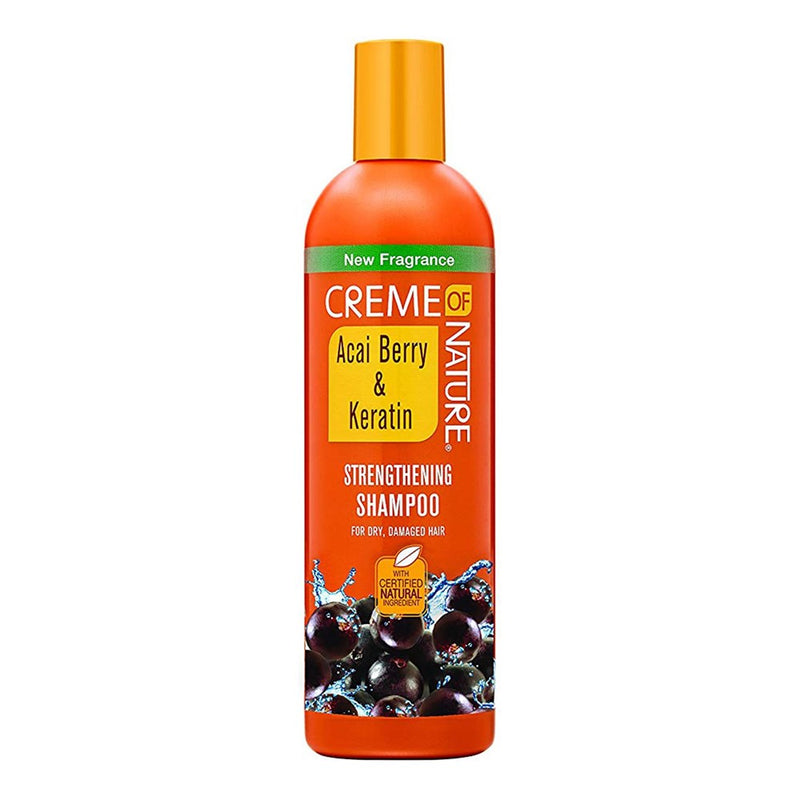 CREME OF NATURE Acai Berry & Keratin Shampoo (12oz)