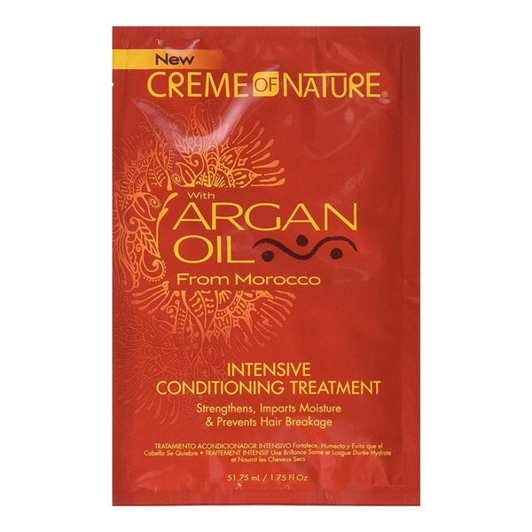 CREME OF NATURE Argan Oil Intensive Conditioning Treatment Packet (1.75oz)