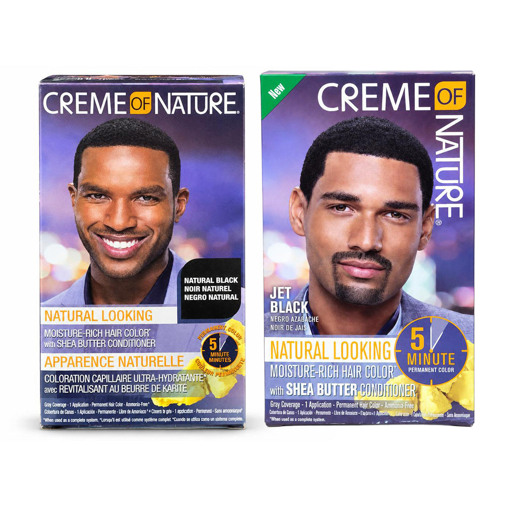 CREME OF NATURE Moisture Rich Liquid Hair Color for Men