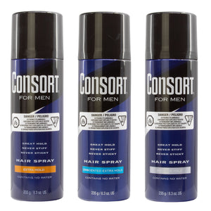 CONSORT For Men Hair Spray (8.3oz)