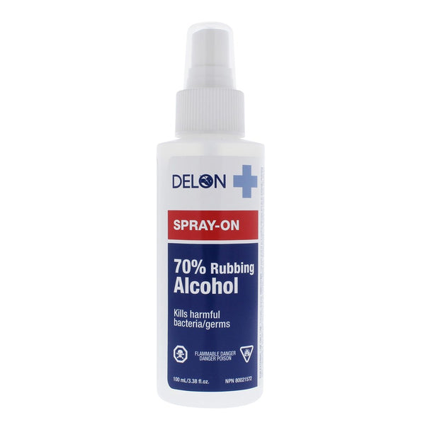 DELON 70% Rubbing Alcohol Spray (3.38oz)