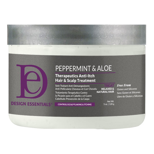 DESIGN ESSENTIALS Peppermint & Aloe Therapeutics Anti-Itch Hair & Scalp Treatment (5oz)