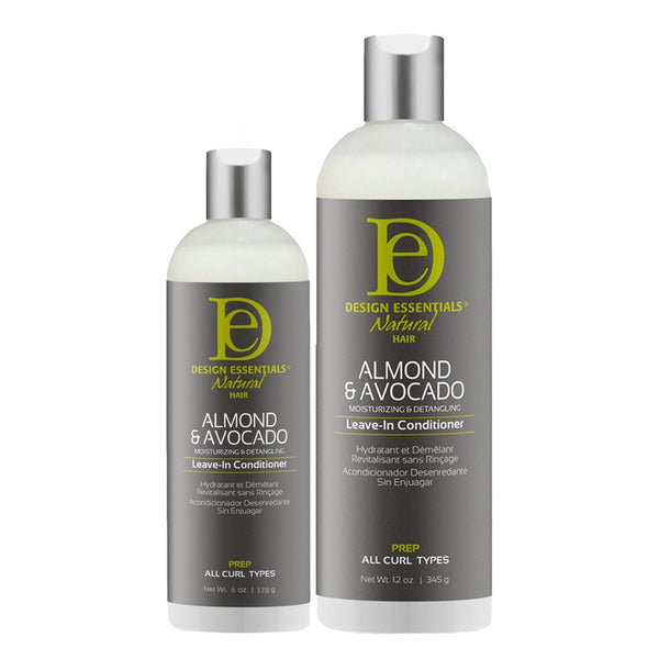 DESIGN ESSENTIALS Almond & Avocado Detangling Leave-In Conditioner