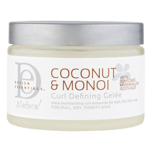 DESIGN ESSENTIALS Coconut & Monoi Curl Defining GELEE (12oz)