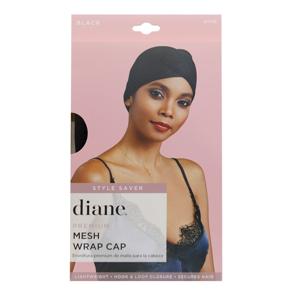 DIANE Premium Mesh Wrap Cap Black