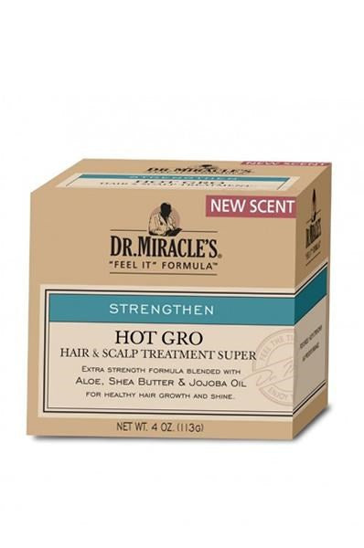 DR MIRACLES Hot Gro Hair & Scalp Treatment (4oz)