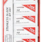 DORCO Platinum Stainless Steel Blades Red ST301 [10 BladesX10ct/Pack]