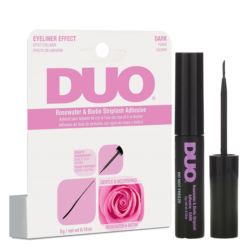 DUO Rosewater & Biotin Striplash Adhesive [Dark] (0.18oz/5g)