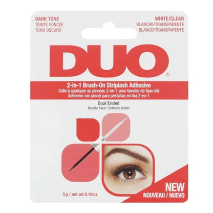 DUO 2-in-1 Brush On Clear & Dark Adhesive (0.18oz)