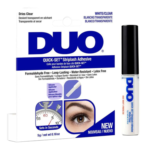 DUO Quick-Set Striplash Adhesive [Clear] (0.18oz/5g)